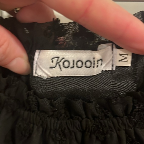 Women’s Sheer Black Top - Picture 5 of 7